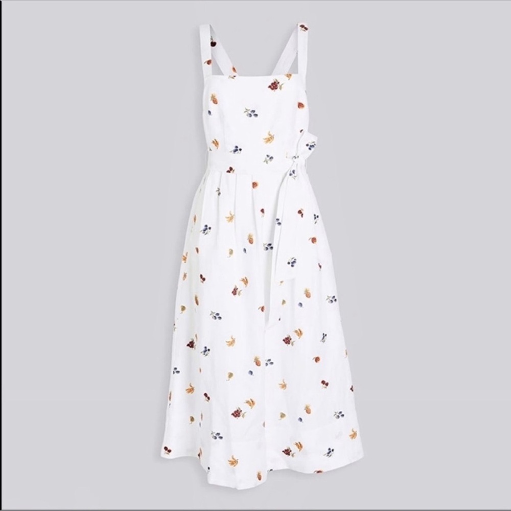 ⭐️Reformation Cruise Dress Fruit Loops Midi Maxi Linen Summer Dress⭐️ - Picture 7 of 13